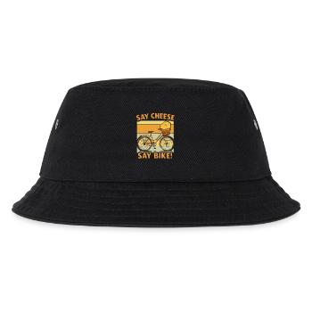 Say Cheese, Say Bike! City Bike Ride - Kids’ Bucket Hat - black - Front