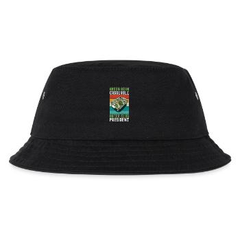 Grüne Bohnen Auflauf - Kinder Bucket Hat - Schwarz - Vorne