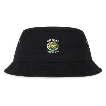 Grüne Bohnen Auflauf - Kinder Bucket Hat - Schwarz - Vorne