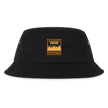 Vorname Dieter - Kinder Bucket Hat - Schwarz - Vorne