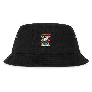 Gott Schuf Sonderpädagogen Für Seine Besonders - Kinder Bucket Hat - Schwarz - Vorne