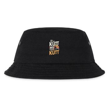 Köln Et Kütt Wie Et Kütt Kölner Grundgesetz Kölsch - Kinder Bucket Hat - Schwarz - Vorne