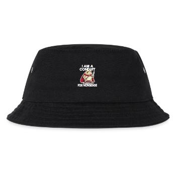 I'm A Channel For Nonsense Frog Illustration - Kids’ Bucket Hat - black - Front