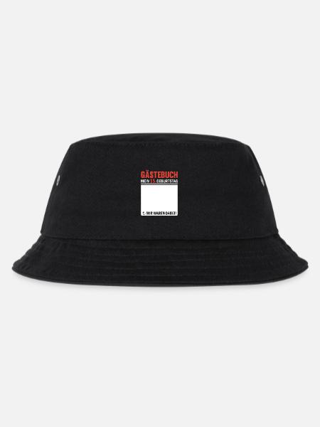 15 Geburtstag Gästebuch Wir Waren Dabei - Kinder Bucket Hat - Schwarz