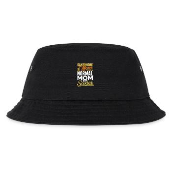 Saxophone mom like a normal mom - Kinder Bucket Hat - Schwarz - Vorne