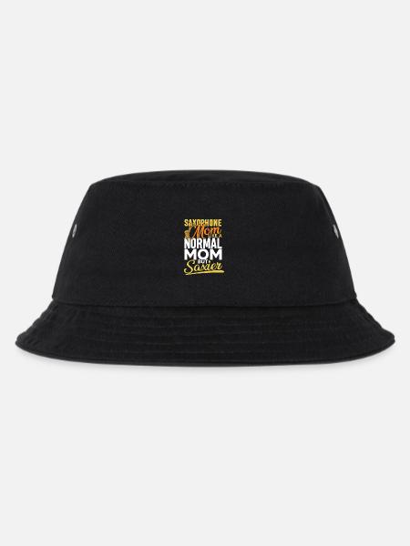 Saxophone mom like a normal mom - Kinder Bucket Hat - Schwarz
