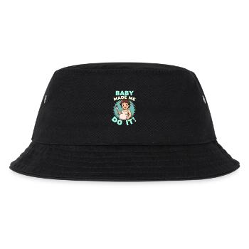 Schwangerschafts Verlangen Lustige - Kinder Bucket Hat - Schwarz - Vorne