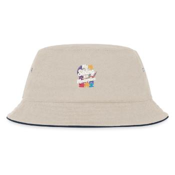 Frères et sœurs autistes - Bob Enfant - blanc cassé/bleu marine - Devant