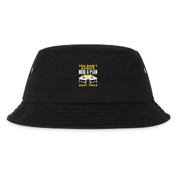 Cornhole Liebhaber Immer Einfach Werfen - Kinder Bucket Hat - Schwarz - Vorne