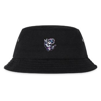 Alpaka Rock and Roll Gitarrist - Kinder Bucket Hat - Schwarz - Vorne