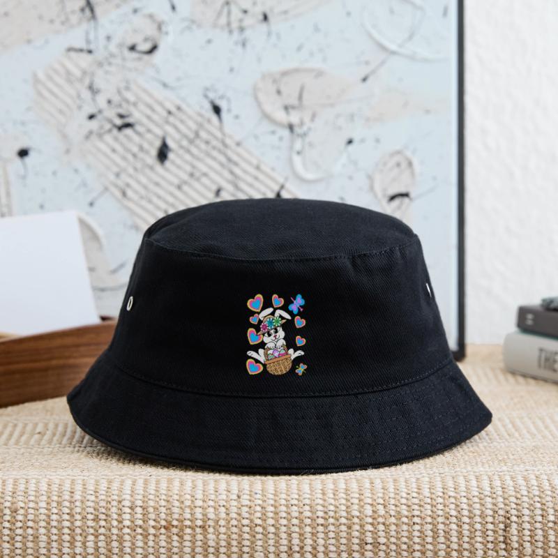 Easter Bunny Easter Bunny Eggs Easter Eggs Easter Kids’ Bucket Hat