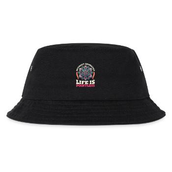 Mathematician Without Geometry Life Statistician - Kids’ Bucket Hat - black - Front