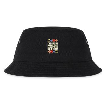 Mathematician I've Got 99 Problems Statistician - Kids’ Bucket Hat - black - Front
