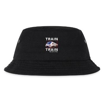 ZUG TRAIN be on time - Kinder Bucket Hat - Schwarz - Vorne