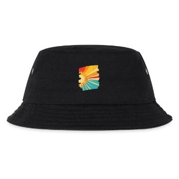 Sommer Sonne - Kinder Bucket Hat - Schwarz - Vorne