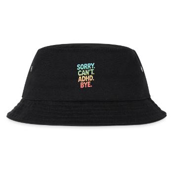 ADHD - Kids’ Bucket Hat - black - Front