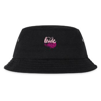 BRAUT SQUAD JUNGGESELLENABSCHIED Team Braut Team Freundinnen - Kinder Bucket Hat - Schwarz - Vorne