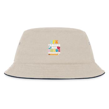 Vpk -lehrer Aka Chaos -koordinator - Kinder Bucket Hat - Natur/Navy - Vorne