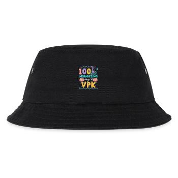 100 Fascinating Days Vpk - Kids’ Bucket Hat - black - Front