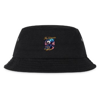 No Crowns Just Presidents Eagle No King - Kids’ Bucket Hat - black - Front