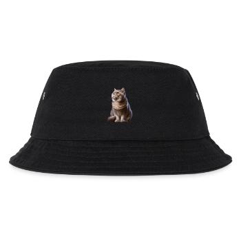 British Shorthair Cat - Kids’ Bucket Hat - black - Front