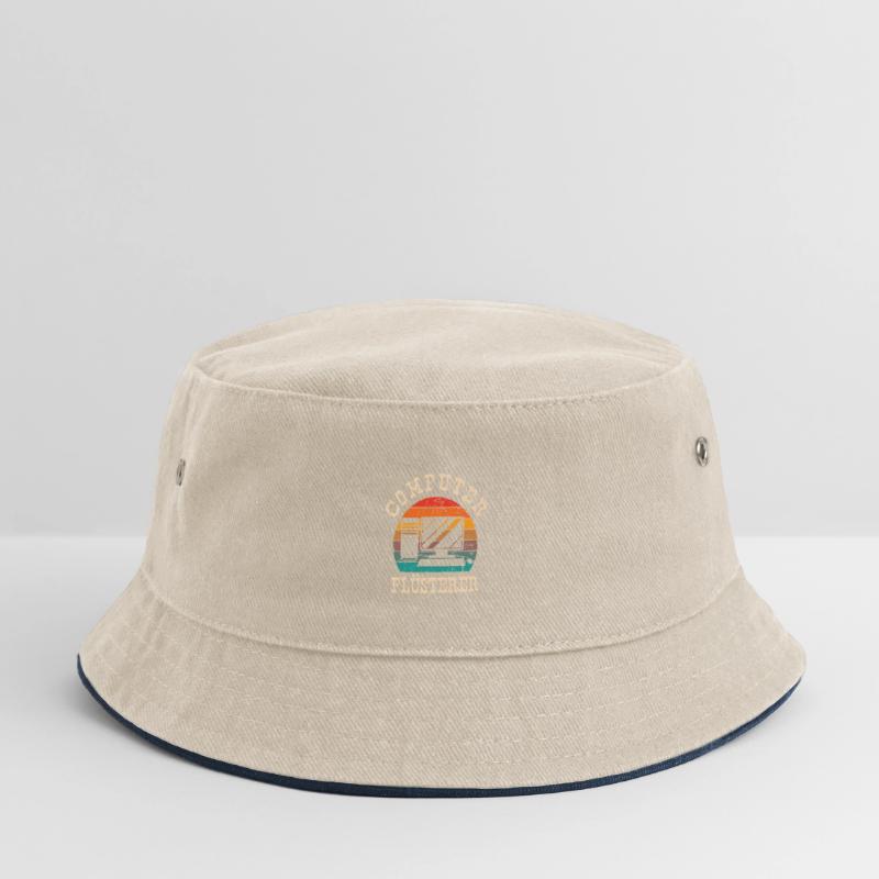 Computer Flüsterer Retro Gamer Nerd Programmierer Kinder Bucket Hat