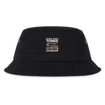 Born Free in 2019 - American Spirit mit 6 Jahren - Kinder Bucket Hat - Schwarz - Vorne