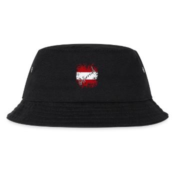 Flag of Austria, Austrian pride - Kids’ Bucket Hat - black - Front