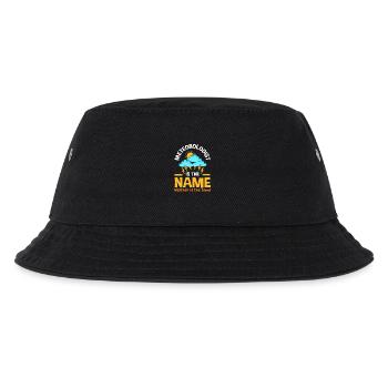 Wetter Meteorologie Meteorologe - Kinder Bucket Hat - Schwarz - Vorne