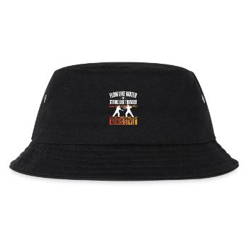 Escrima Arnis Kampfsport - Kinder Bucket Hat - Schwarz - Vorne