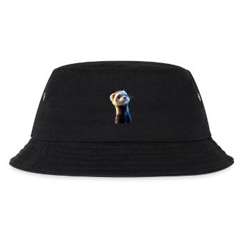 Frettchen Frett Iltis Marder Wiesel Süße Frettchen - Kinder Bucket Hat - Schwarz - Vorne