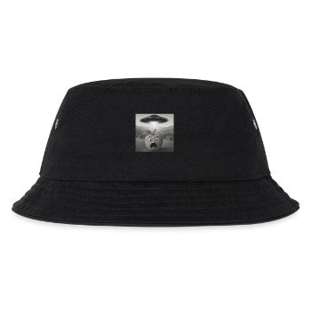 Apfel - Kinder Bucket Hat - Schwarz - Vorne