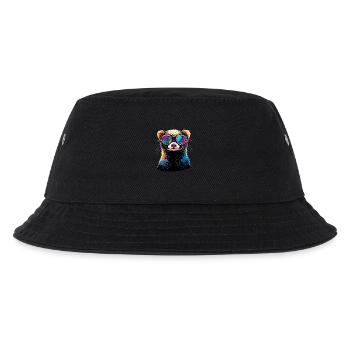 Frettchen Frett Iltis Marder Wiesel Süße Frettchen - Kinder Bucket Hat - Schwarz - Vorne