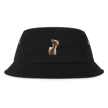 Ziege Hausziege Steinbock Ziegenbock Süße Ziegen - Kinder Bucket Hat - Schwarz - Vorne