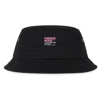 Forensische Krankenschwester Lustige Definition Gesundheitswesen - Kinder Bucket Hat - Schwarz - Vorne