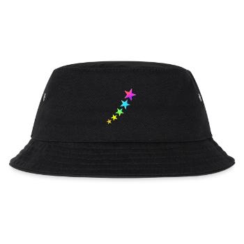 Étoiles colorées aux couleurs de l’arc-en-ciel - Bob Enfant - noir - Devant