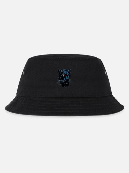 Panther Leopard Raubkatze Süße Großkatze Panter - Kinder Bucket Hat - Schwarz