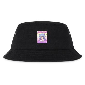 ANIME CRUSH ❤️ Kawaii Otaku Fan - Kinder Bucket Hat - Schwarz - Vorne