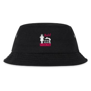 Bald Unter Neuer Führung - Kinder Bucket Hat - Schwarz - Vorne