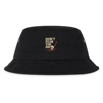 Fürchte Nicht Den Dip Börsenhändler - Kinder Bucket Hat - Schwarz - Vorne
