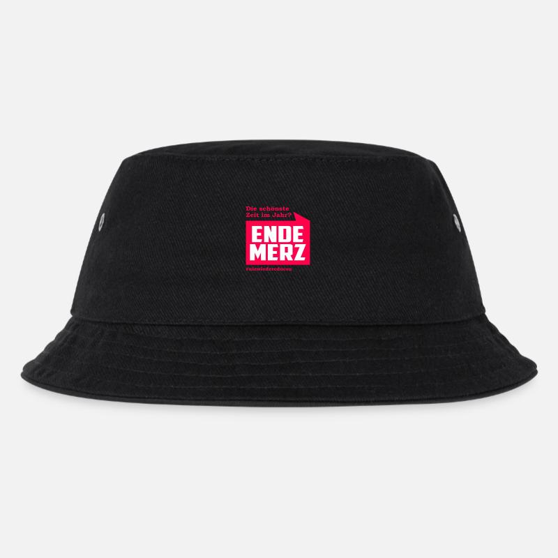 ENDE MERZ - Kinder Bucket Hat - Schwarz