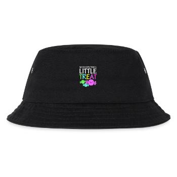 Gender Reveal Halloween Werdende Mutter - Kinder Bucket Hat - Schwarz - Vorne