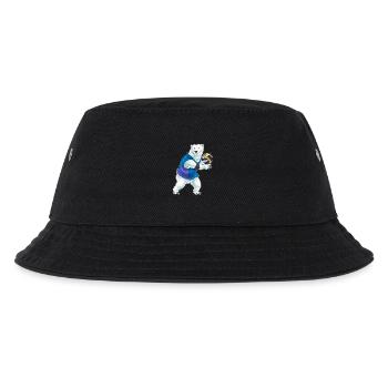 Polar Bear Volleyball Player Volleyball - Kids’ Bucket Hat - black - Front