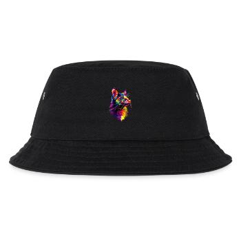 Tasmanischer Teufel Beuteltier Tasmanian Devil - Kinder Bucket Hat - Schwarz - Vorne