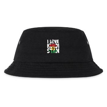 I Love Kurdistan, Kurds, Kurds - Kids’ Bucket Hat - black - Front