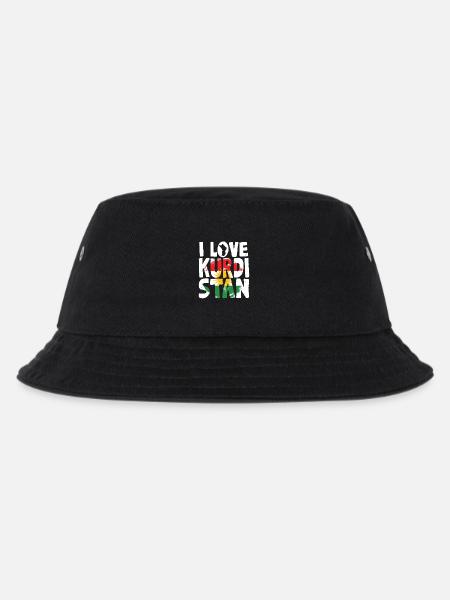 I Love Kurdistan Kurde Kurden - Kinder Bucket Hat - Schwarz