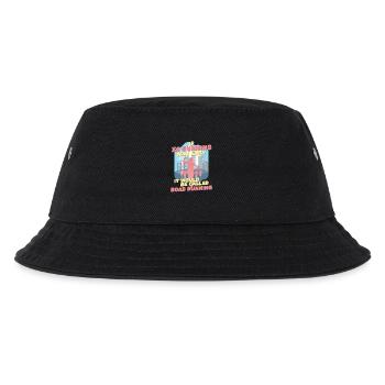 XC Running Cross Country Running - Kinder Bucket Hat - Schwarz - Vorne
