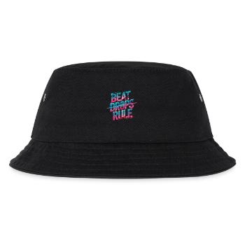 Beat Drop – Music Reigns - EDM Sound Power - Kids’ Bucket Hat - black - Front