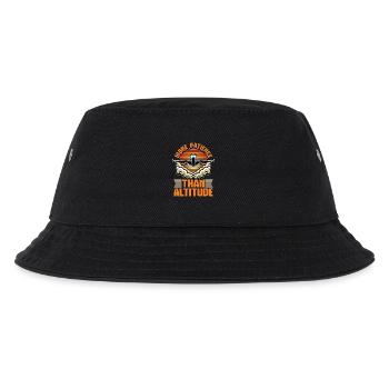 Flight Instructor More Patience Aviation Teacher - Kinder Bucket Hat - Schwarz - Vorne