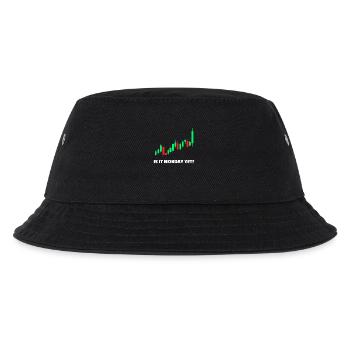 Is it monday yet? Aktienmarkt Börse Trader - Kinder Bucket Hat - Schwarz - Vorne